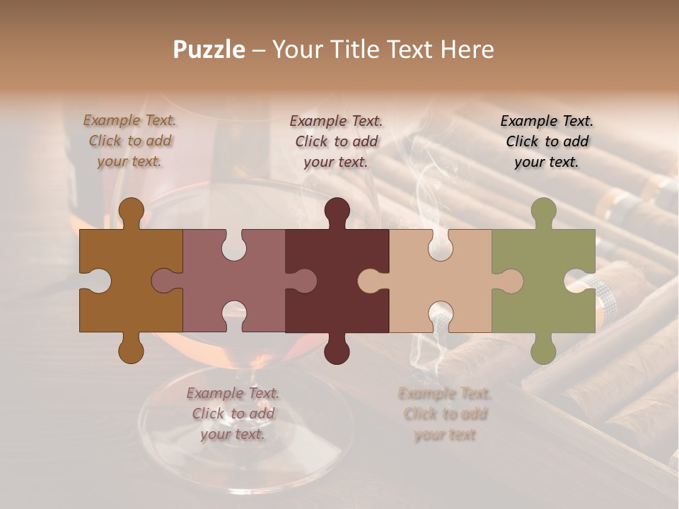 Scotch Brandy Reflection PowerPoint Template