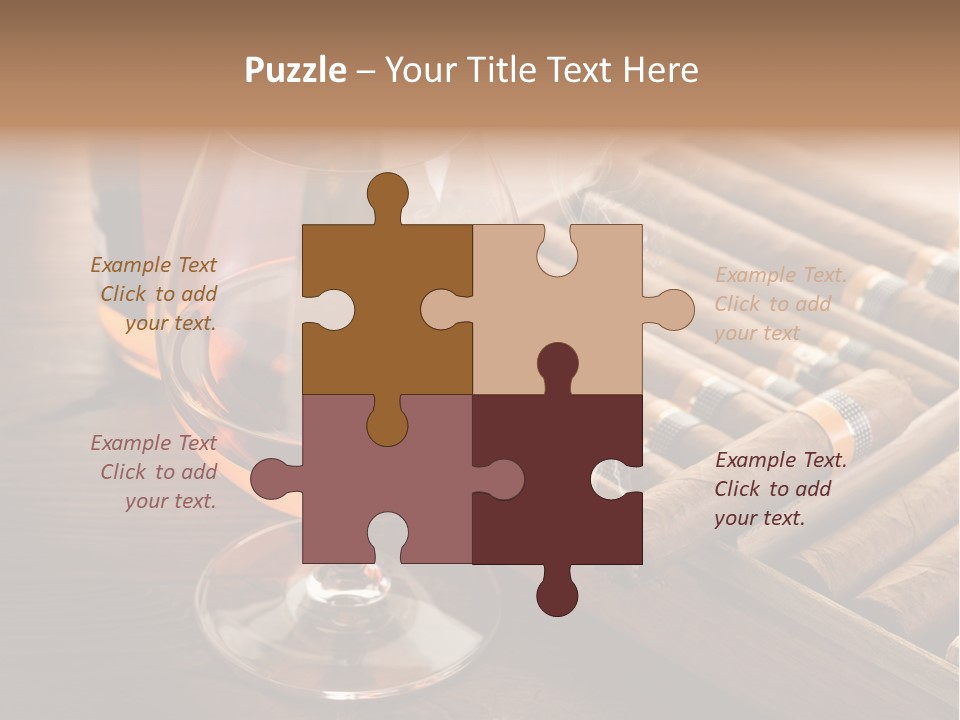 Scotch Brandy Reflection PowerPoint Template