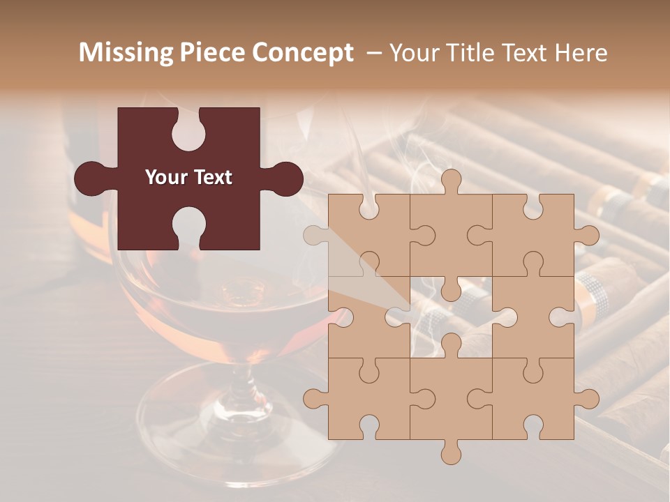 Scotch Brandy Reflection PowerPoint Template