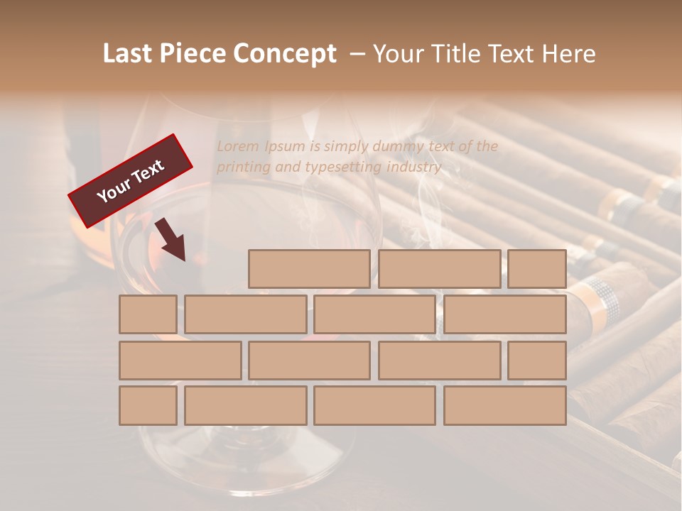 Scotch Brandy Reflection PowerPoint Template