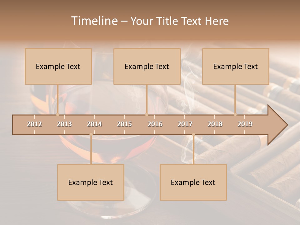 Scotch Brandy Reflection PowerPoint Template