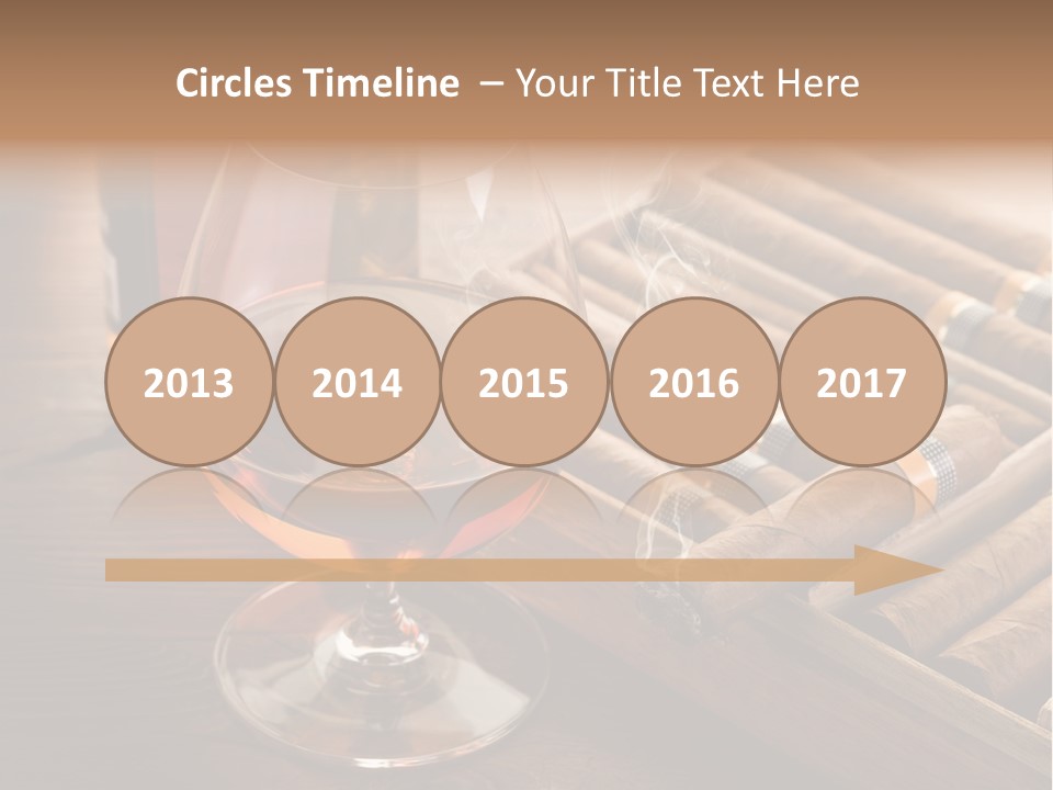 Scotch Brandy Reflection PowerPoint Template