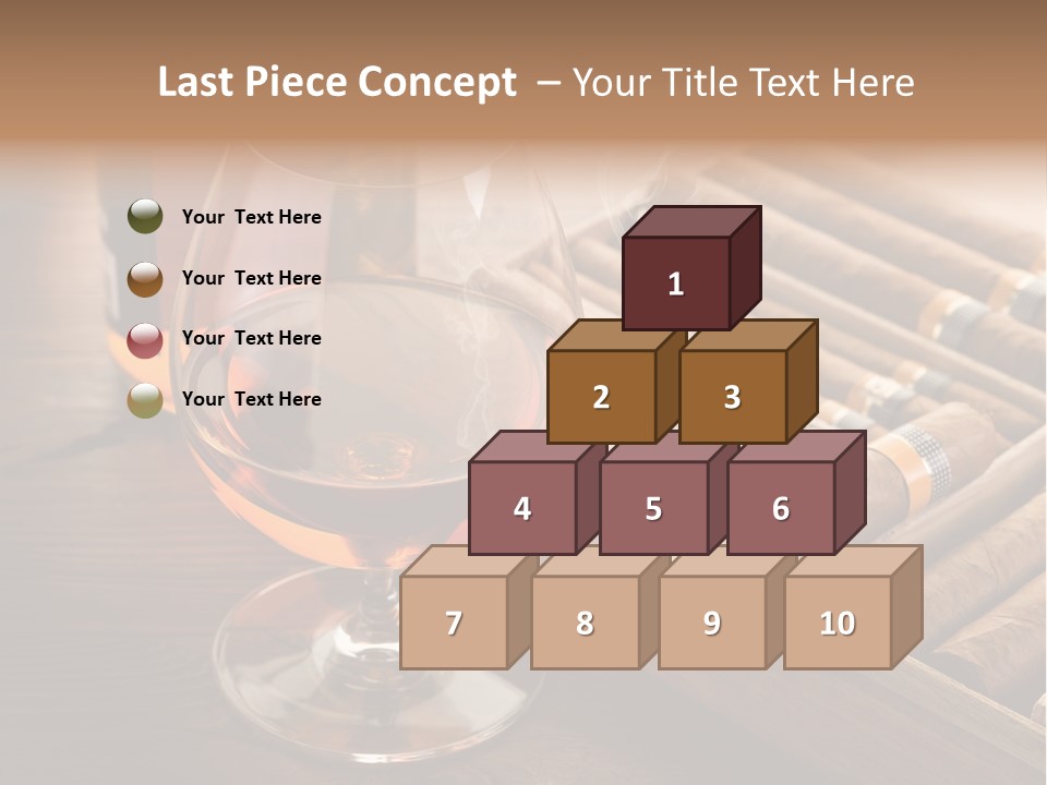 Scotch Brandy Reflection PowerPoint Template