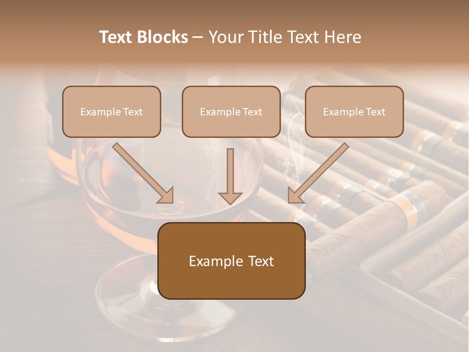 Scotch Brandy Reflection PowerPoint Template