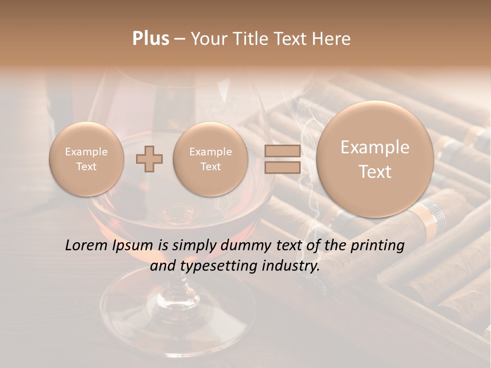 Scotch Brandy Reflection PowerPoint Template