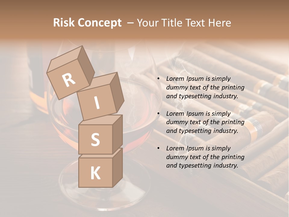 Scotch Brandy Reflection PowerPoint Template