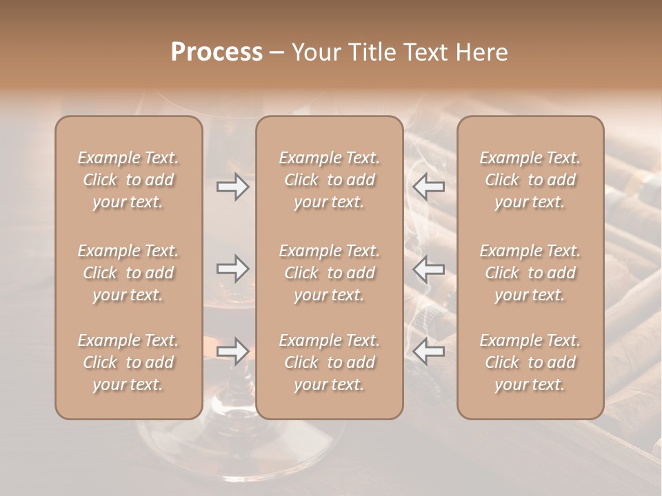 Scotch Brandy Reflection PowerPoint Template
