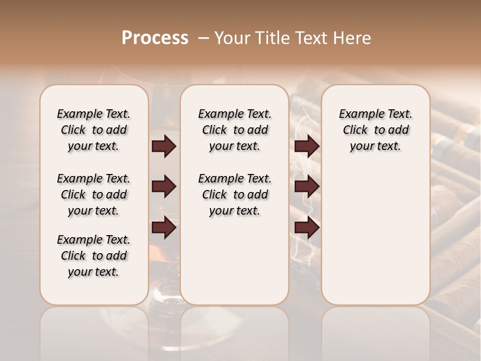 Scotch Brandy Reflection PowerPoint Template