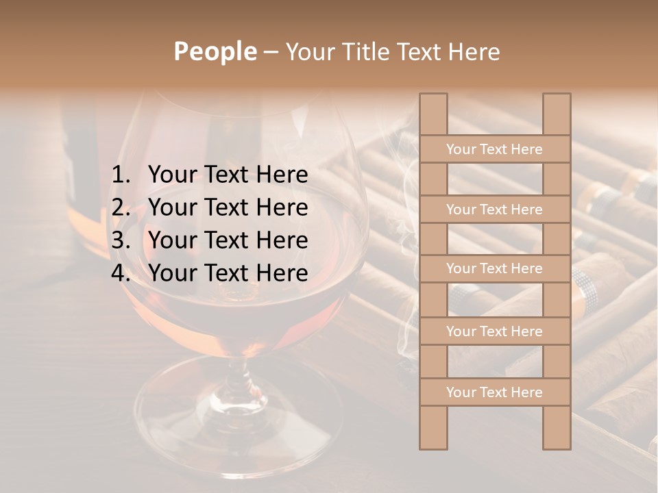 Scotch Brandy Reflection PowerPoint Template