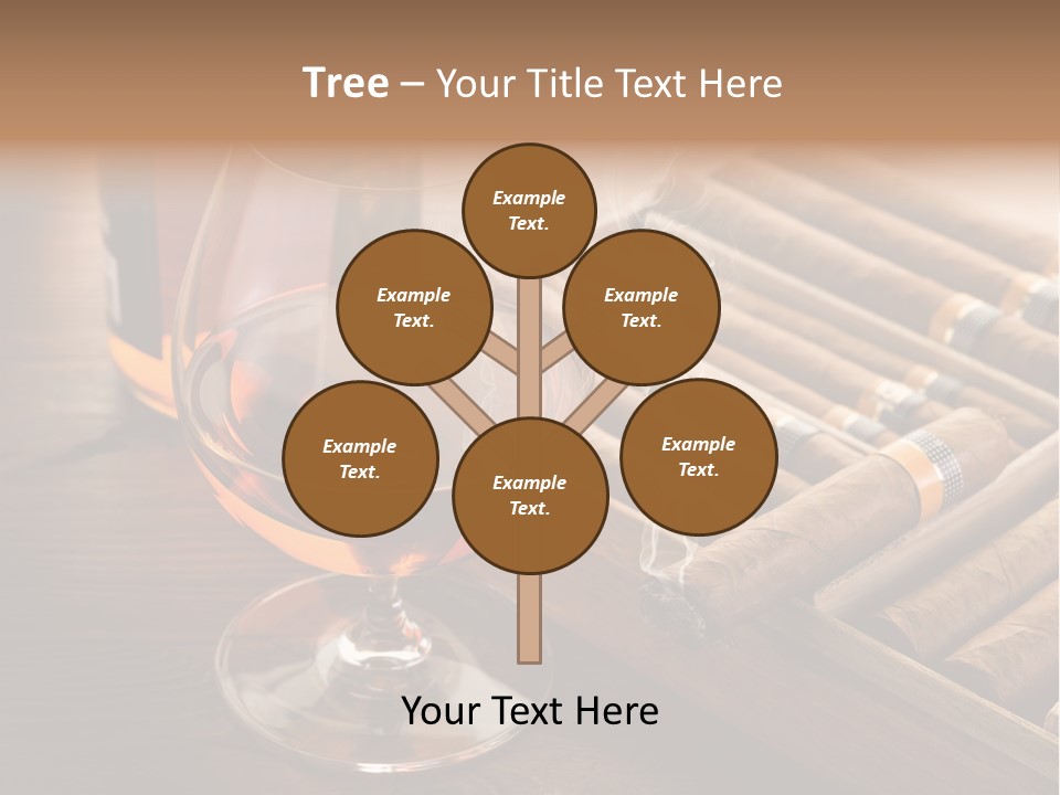 Scotch Brandy Reflection PowerPoint Template
