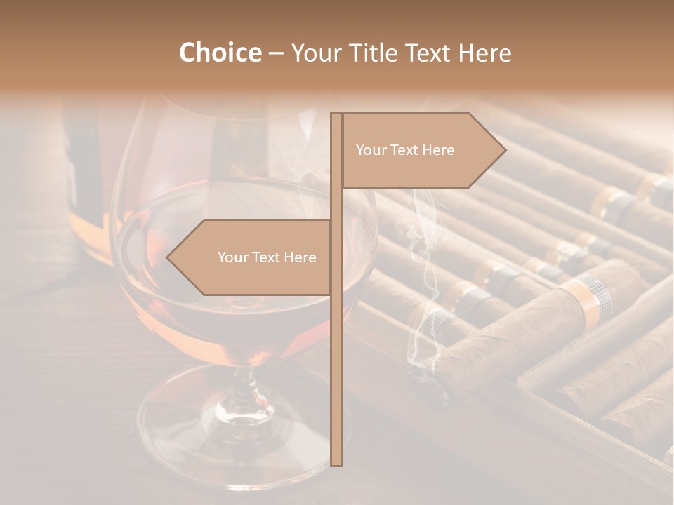 Scotch Brandy Reflection PowerPoint Template