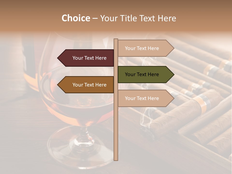 Scotch Brandy Reflection PowerPoint Template