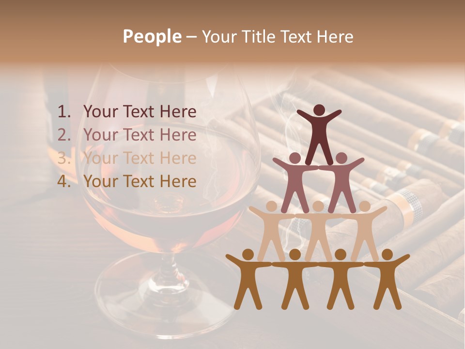 Scotch Brandy Reflection PowerPoint Template