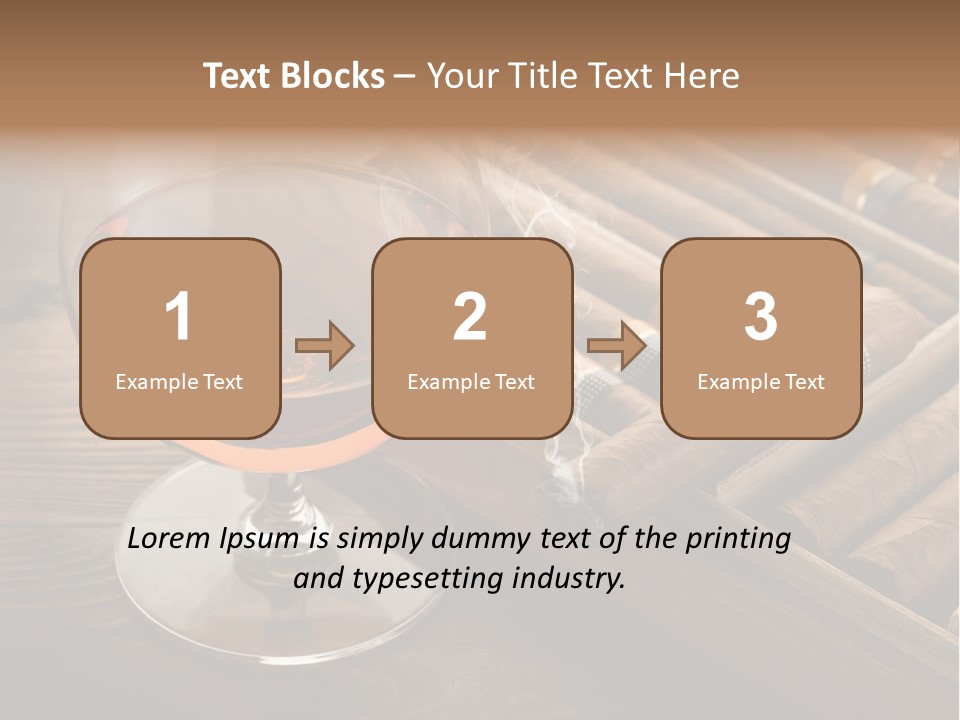 Smoke Smoking Liquid PowerPoint Template
