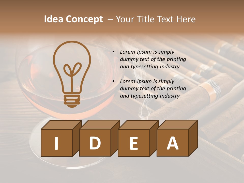 Smoke Smoking Liquid PowerPoint Template