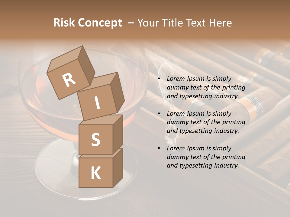 Smoke Smoking Liquid PowerPoint Template