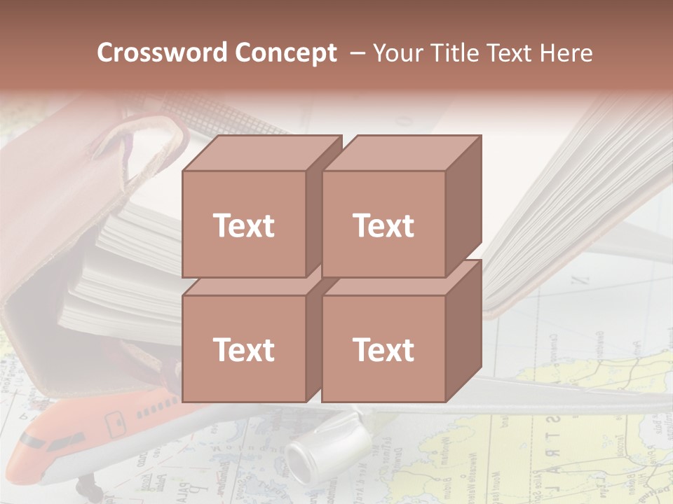 Voyager Notes Carnet De Voyages PowerPoint Template
