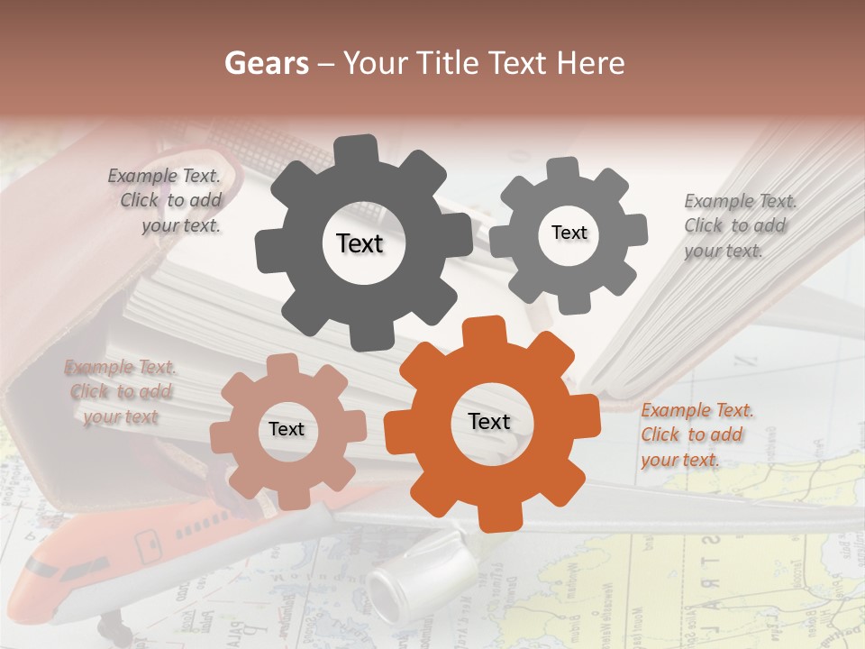 Voyager Notes Carnet De Voyages PowerPoint Template