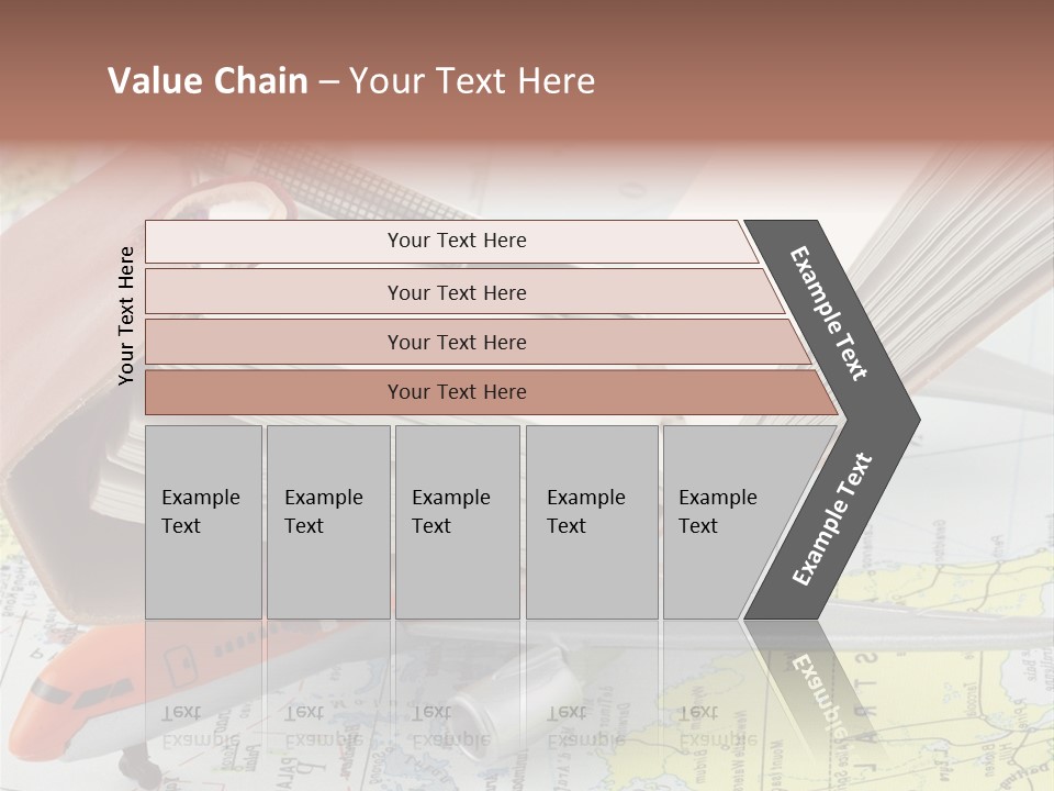 Voyager Notes Carnet De Voyages PowerPoint Template