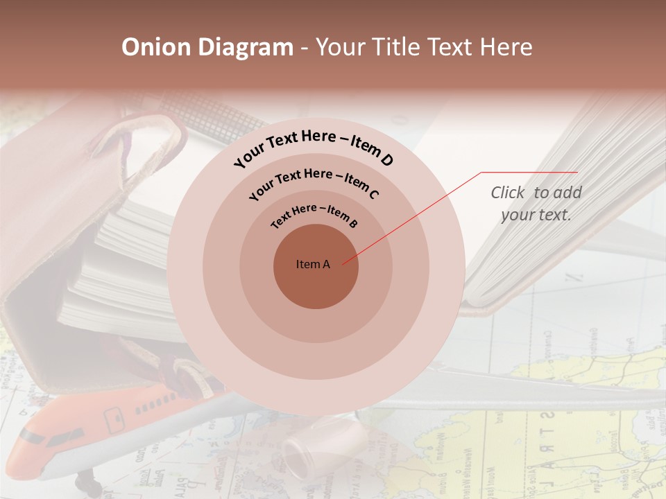 Voyager Notes Carnet De Voyages PowerPoint Template