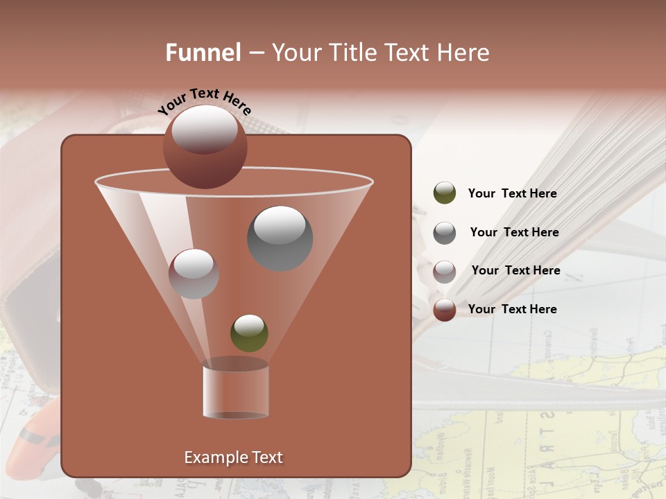 Voyager Notes Carnet De Voyages PowerPoint Template