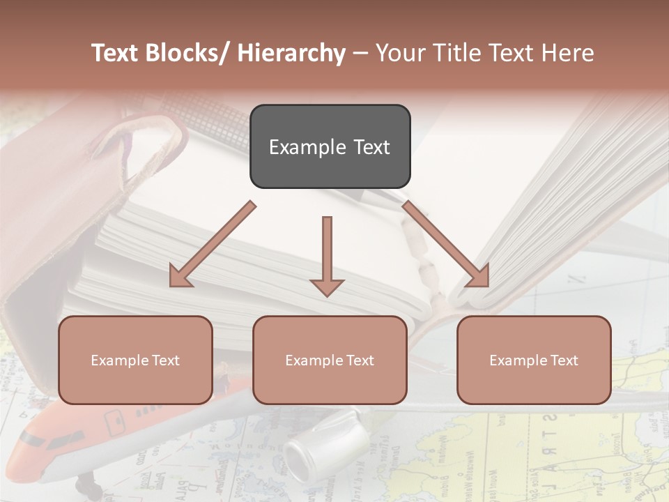 Voyager Notes Carnet De Voyages PowerPoint Template