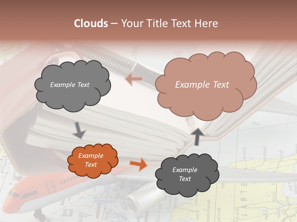 Voyager Notes Carnet De Voyages PowerPoint Template