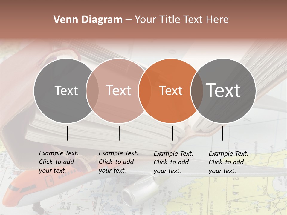 Voyager Notes Carnet De Voyages PowerPoint Template