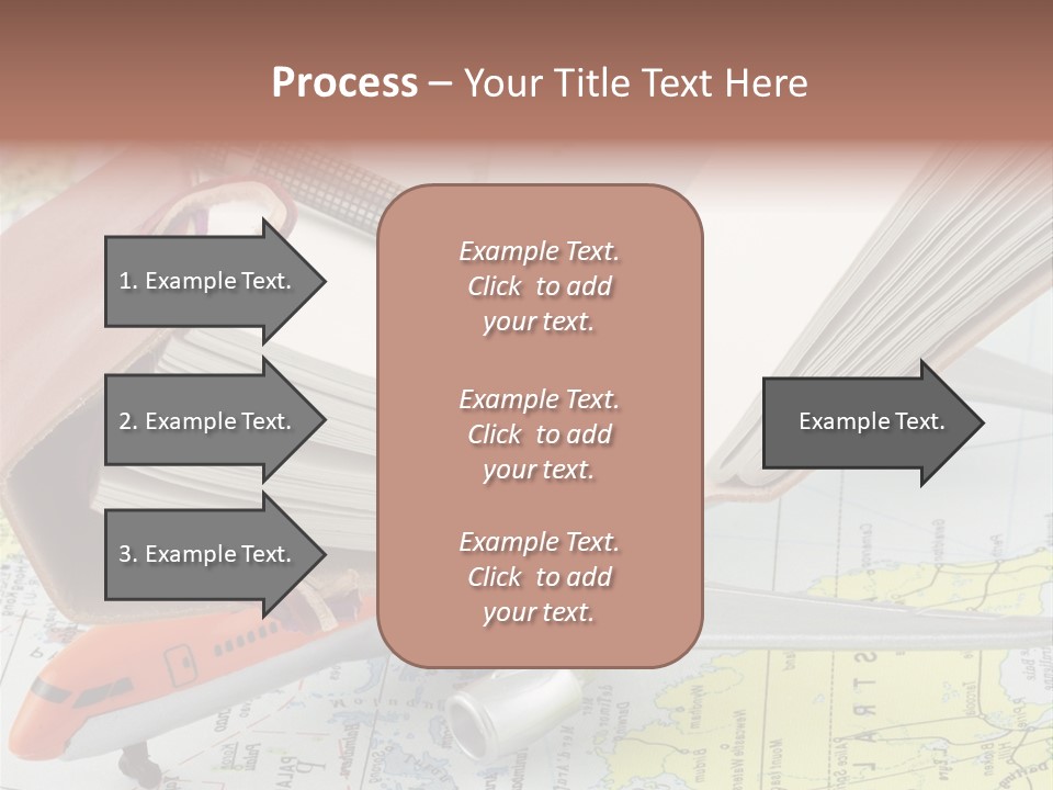 Voyager Notes Carnet De Voyages PowerPoint Template