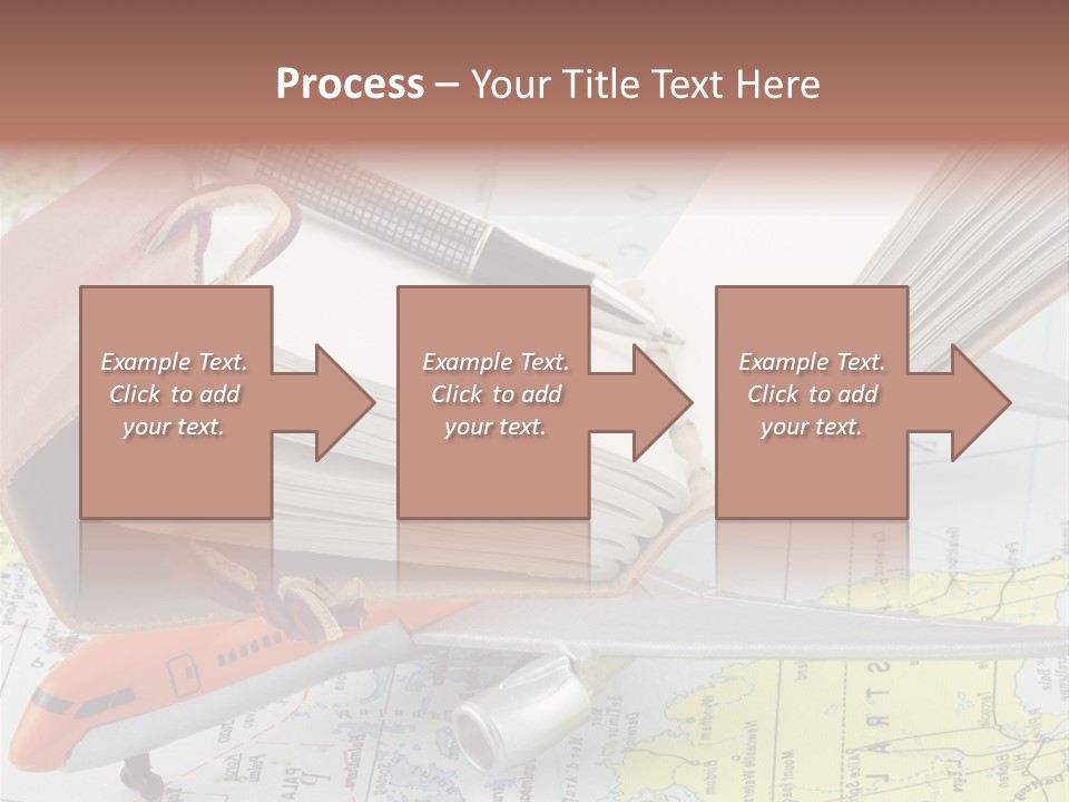 Voyager Notes Carnet De Voyages PowerPoint Template