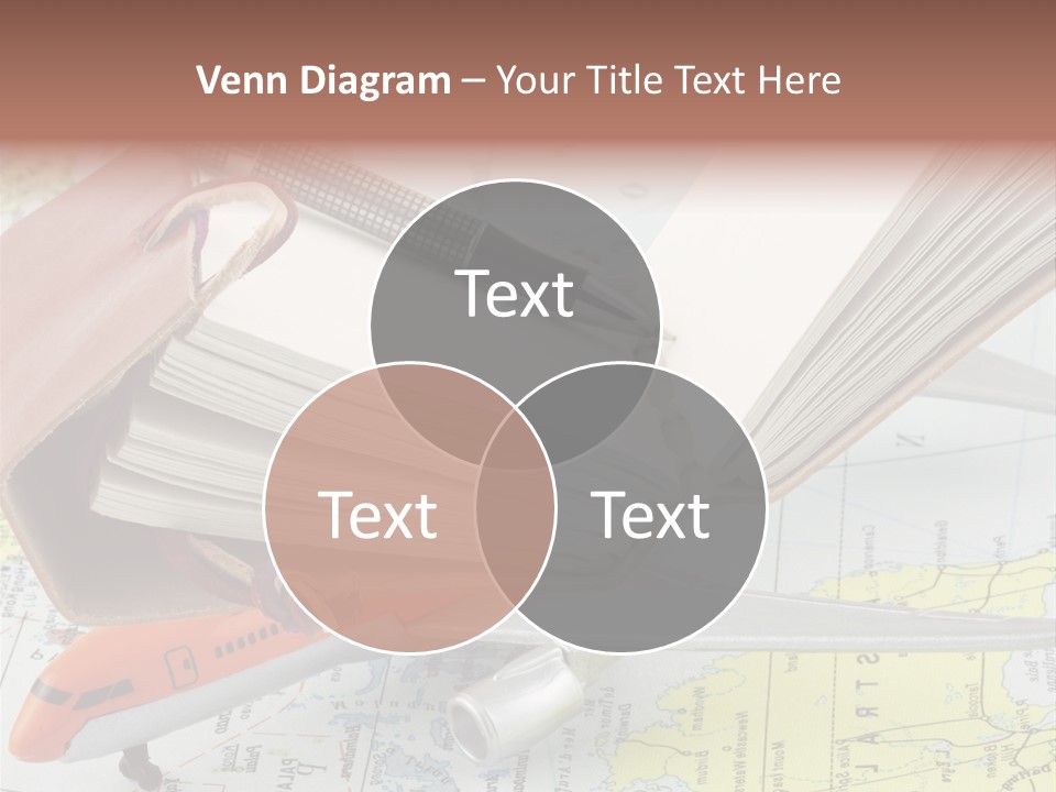 Voyager Notes Carnet De Voyages PowerPoint Template