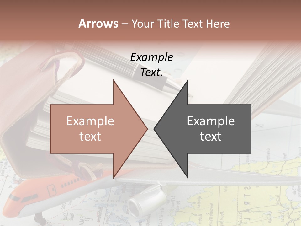 Voyager Notes Carnet De Voyages PowerPoint Template