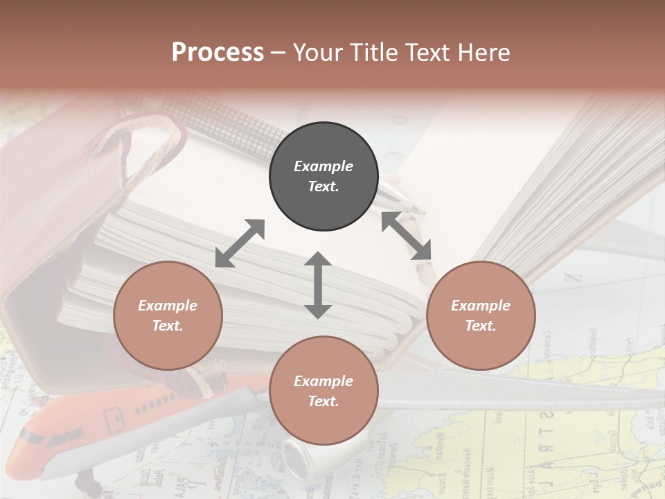 Voyager Notes Carnet De Voyages PowerPoint Template