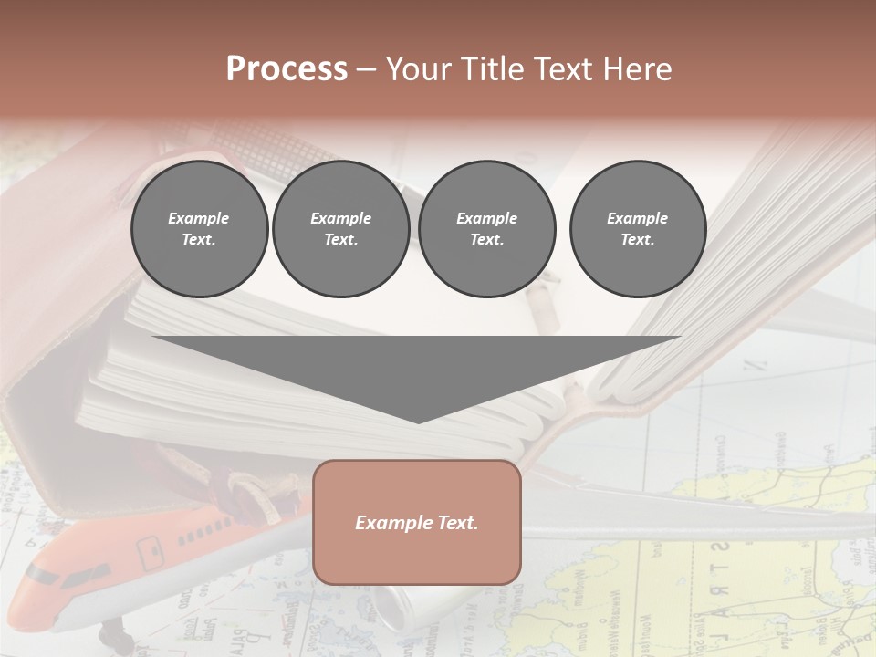 Voyager Notes Carnet De Voyages PowerPoint Template