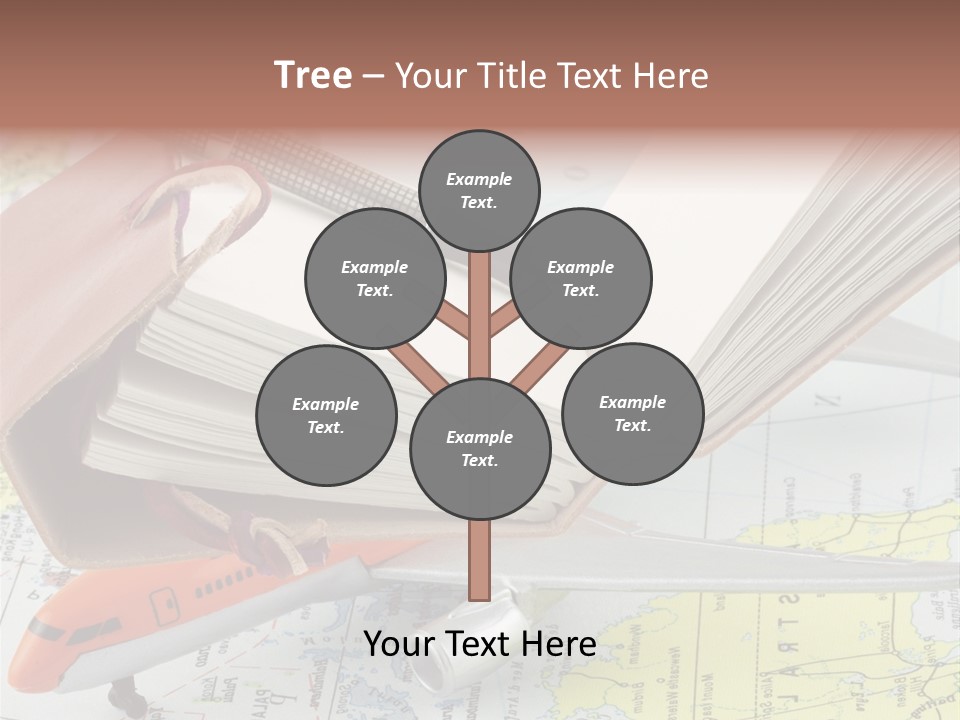 Voyager Notes Carnet De Voyages PowerPoint Template