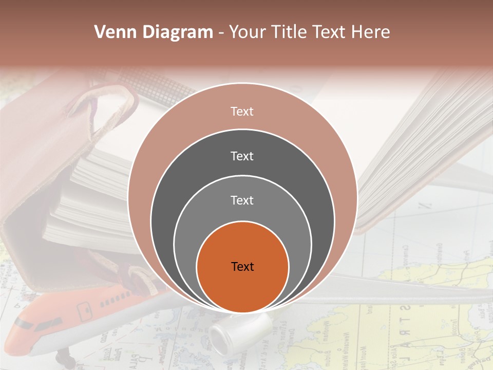 Voyager Notes Carnet De Voyages PowerPoint Template