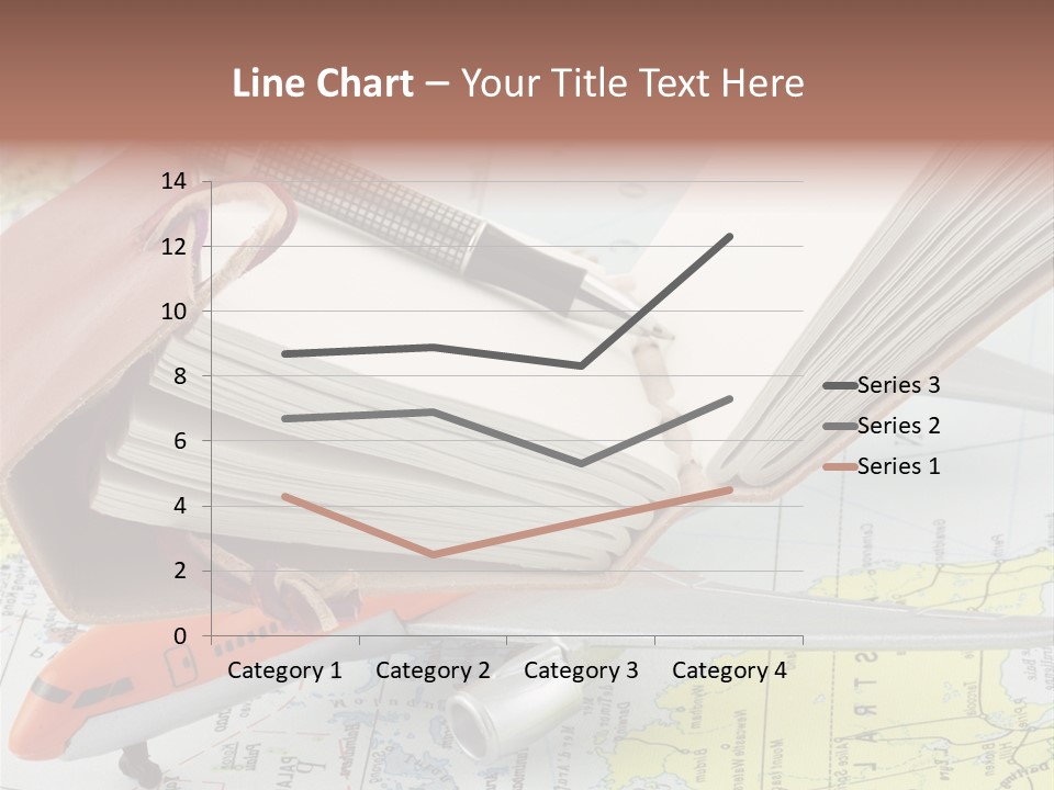 Voyager Notes Carnet De Voyages PowerPoint Template