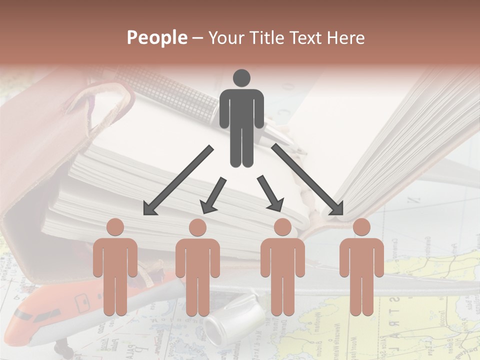 Voyager Notes Carnet De Voyages PowerPoint Template