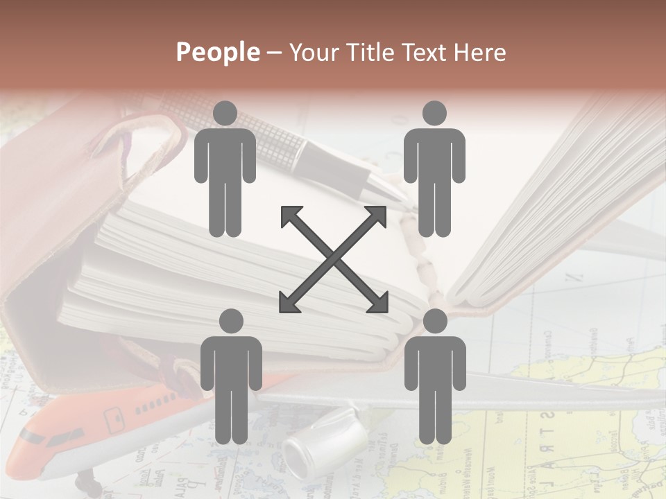 Voyager Notes Carnet De Voyages PowerPoint Template