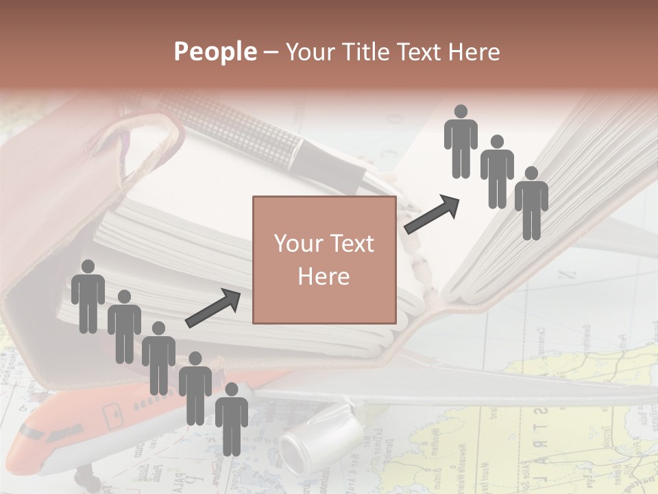 Voyager Notes Carnet De Voyages PowerPoint Template