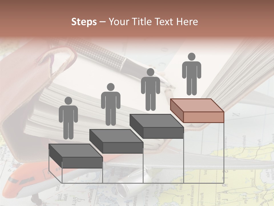 Voyager Notes Carnet De Voyages PowerPoint Template