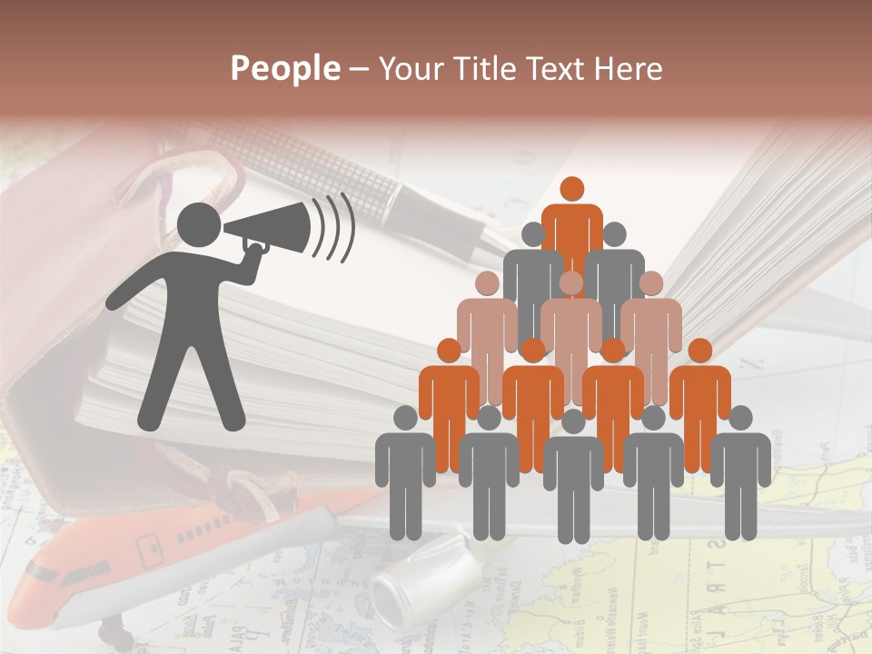 Voyager Notes Carnet De Voyages PowerPoint Template