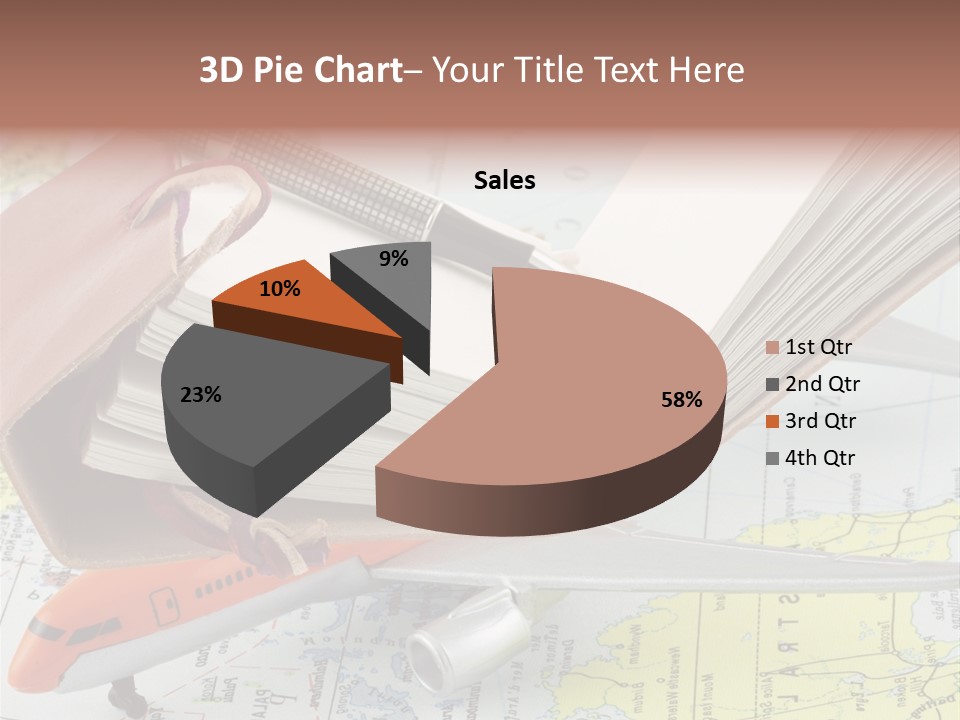 Voyager Notes Carnet De Voyages PowerPoint Template