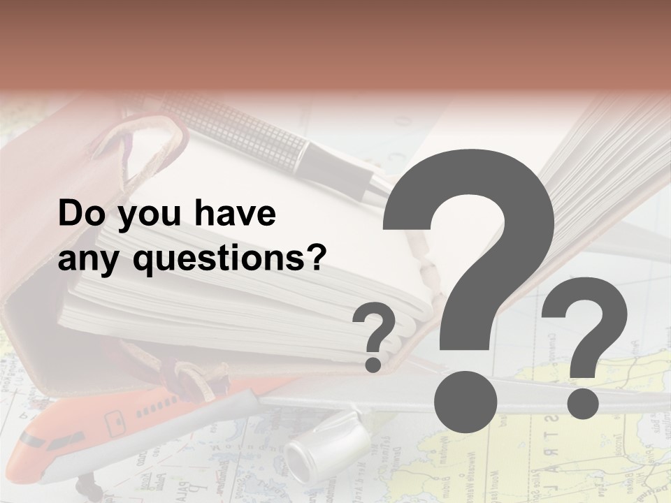 Voyager Notes Carnet De Voyages PowerPoint Template