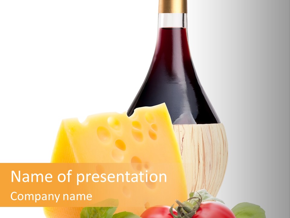 Alcohol Italian Closeup PowerPoint Template