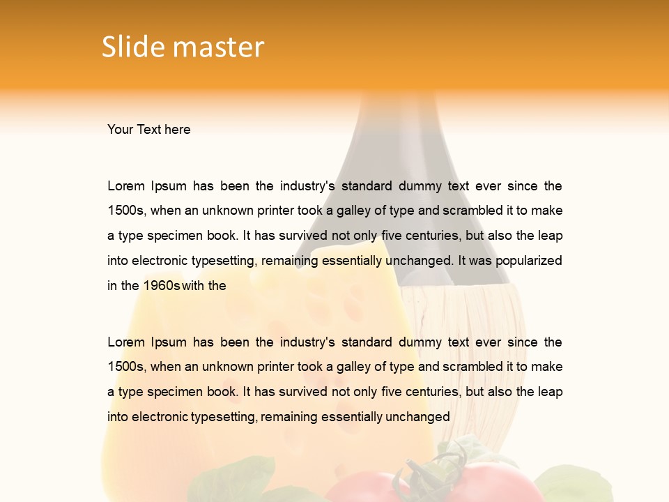 Alcohol Italian Closeup PowerPoint Template