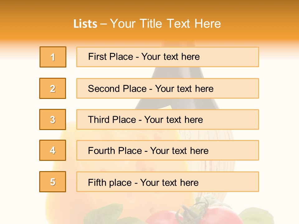 Alcohol Italian Closeup PowerPoint Template
