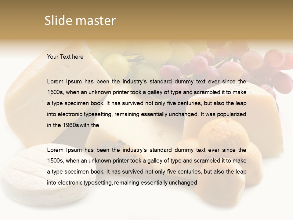 Latte Cuisine Gourmet PowerPoint Template