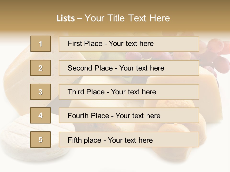 Latte Cuisine Gourmet PowerPoint Template