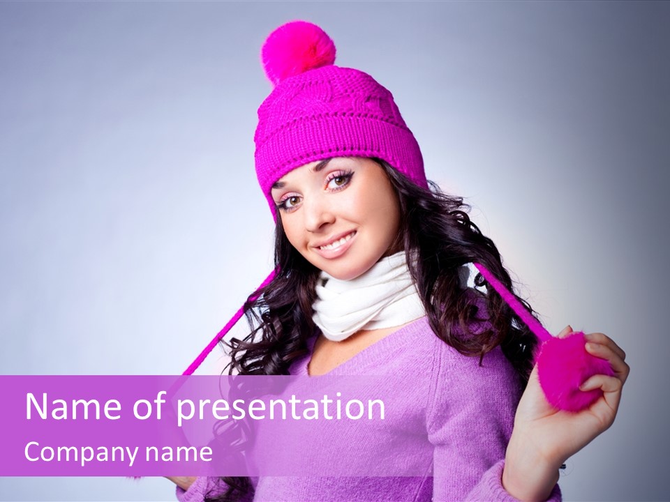 Wear Fun Smile PowerPoint Template